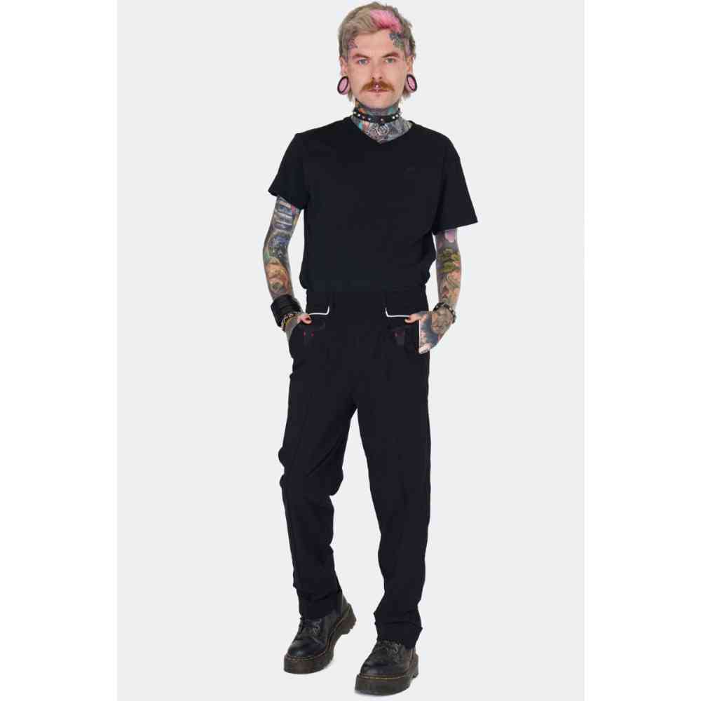 Jawbreaker - Western Bull Broek rechte pijpen - Zwart